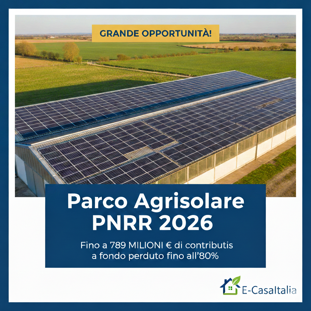 Il giornale - 44 Impianto Fotovoltaico Su Tetto Agricolo Per Bando Parco Agrisolare 2026 E-Casaitalia