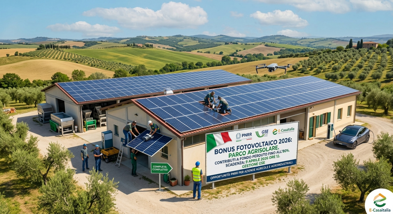 Parco agrisolare 2026: guida al bonus fotovoltaico 80% fondo perduto - 5 Installazione Pannelli Fotovoltaici Su Edifici Agricoli Per Il Bando Parco Agrisolare 2026 Con Contributi A Fondo Perduto Gse