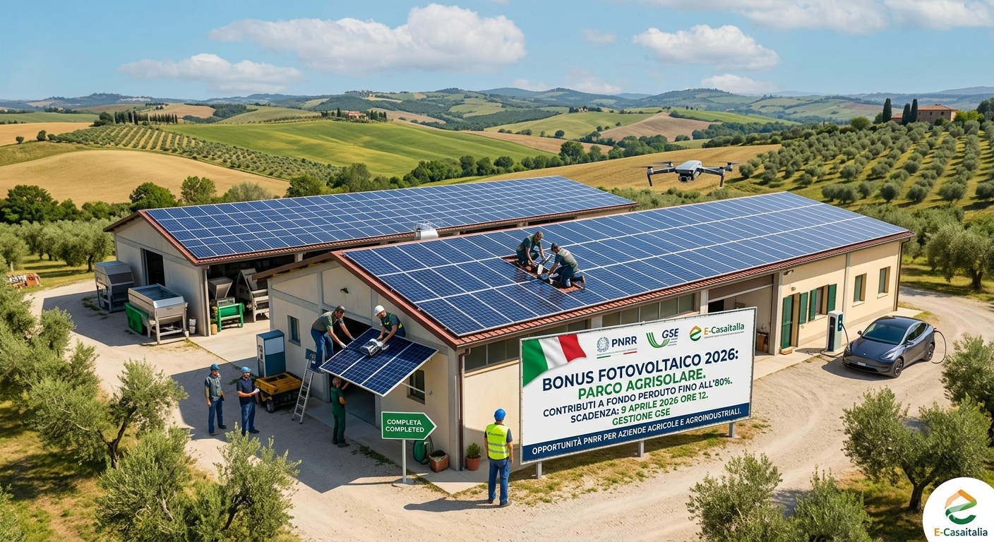 Homepage - 173 Installazione Pannelli Fotovoltaici Su Edifici Agricoli Per Il Bando Parco Agrisolare 2026 Con Contributi A Fondo Perduto Gse