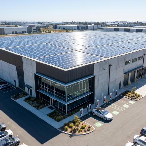 efficientamento energetico del capannone industriale con pannelli fotovoltaici e isolamento termico