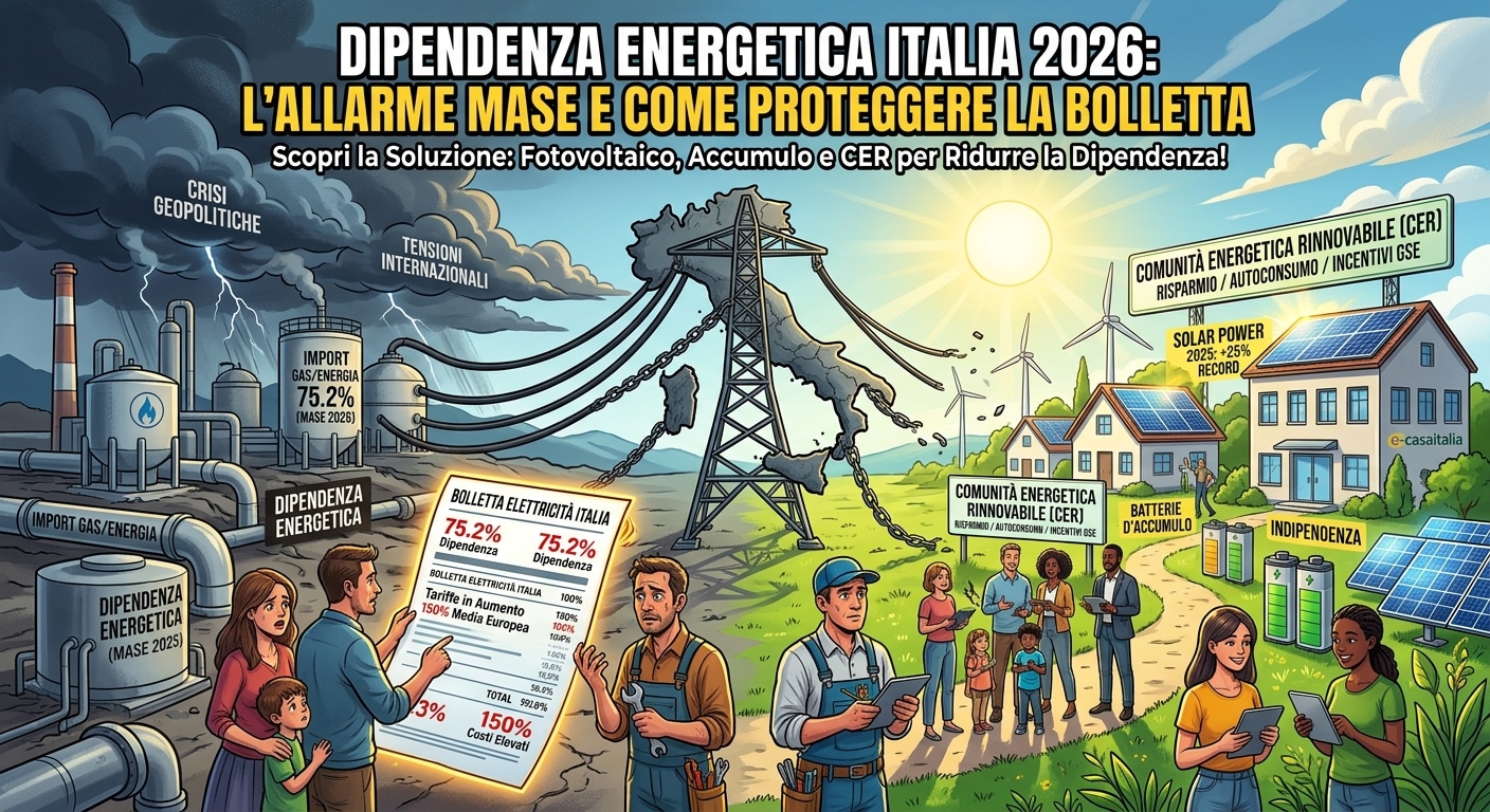 Dipendenza Energetica Italia 2025: Confronto Tra Import Di Gas Al 75% E Soluzioni Rinnovabili Come Fotovoltaico E Comunità Energetica