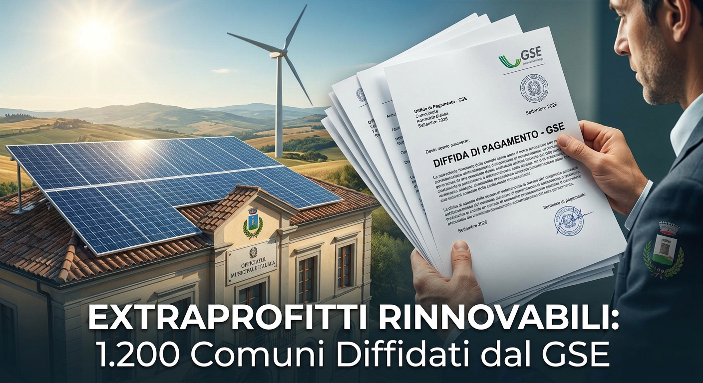 Diffida Gse Extraprofitti Rinnovabili Comuni 2026