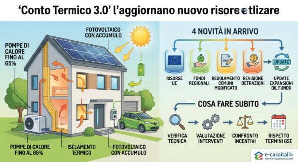 Conto Termico 3.0 – pompa di calore installata da e-casaitalia
