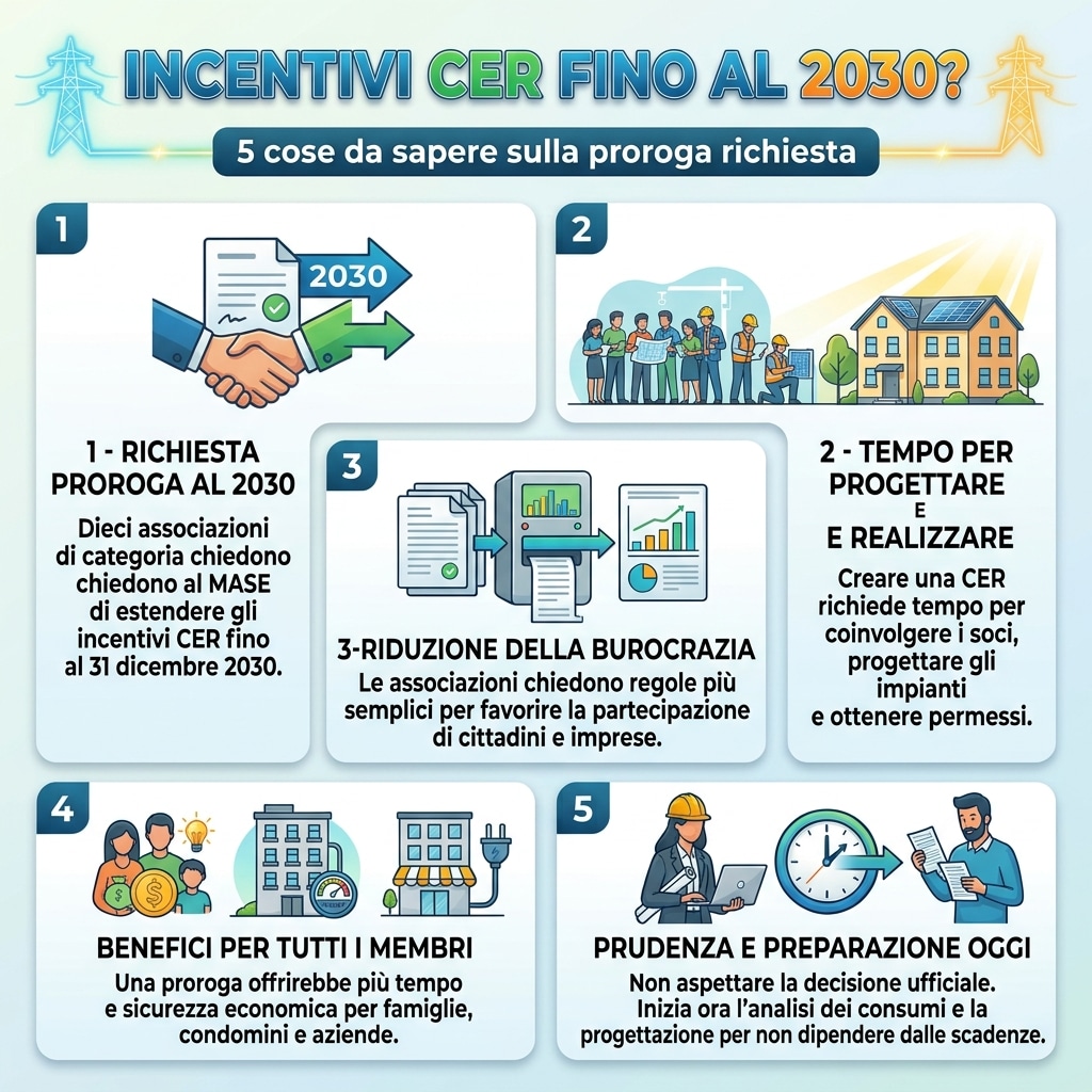 incentivi CER comunità energetica rinnovabile con impianto fotovoltaico