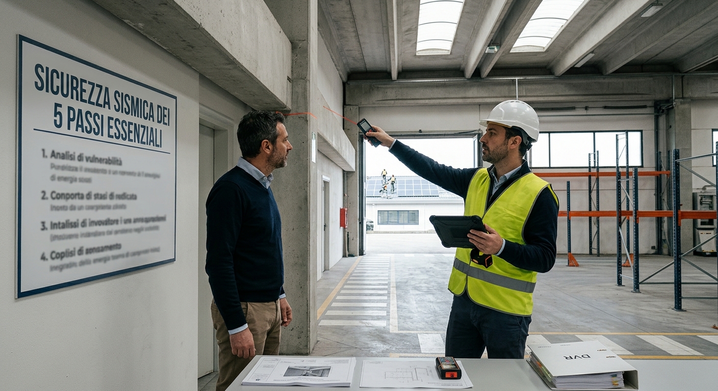 Sicurezza Sismica Di Un Capannone Industriale Con Impianto Fotovoltaico In Copertura