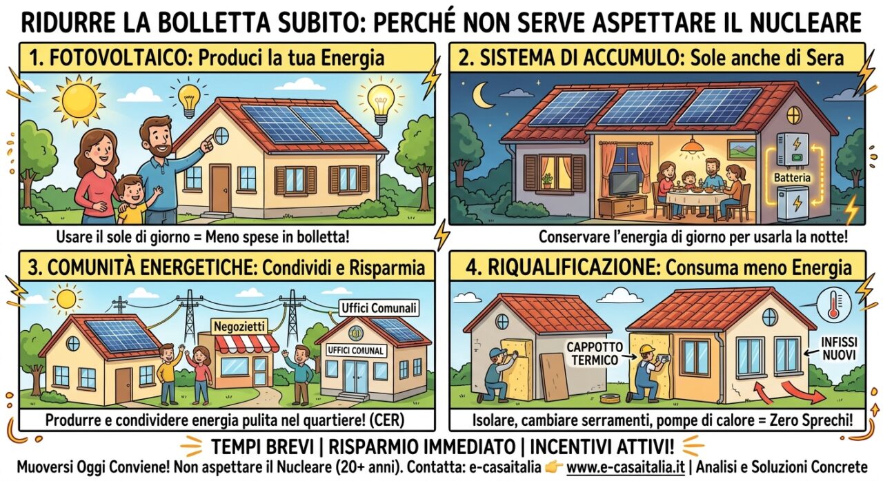 Ridurre La Bolletta Con Impianto Fotovoltaico E Sistema Di Accumulo